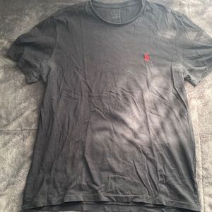 Polo t shirt black and red